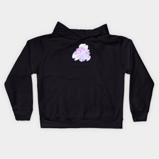Floral Witches Hat - Pastel Witchcraft Series Kids Hoodie